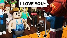 Roblox NOOB confessed her love for me... IN FRONT 