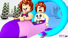 Roblox - TOBOGÃ RADICAL NA NEVE (Snow Resort)