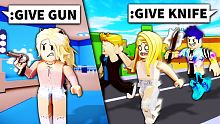 With Roblox ADMIN I made MURDER MYSTERY (without t