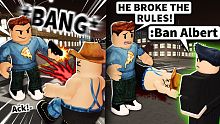 Roblox sneaky boy breaks rules and BLAMES ME