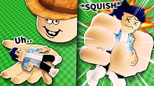 Squeezing Roblox noobs
