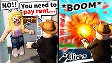 I asked Roblox noobs to pay rent... then blew up t