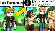 We made a Roblox noob FAMOUS... (he became a jerk)