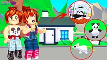 Roblox - ROTINA NA MINI CASA DE PANDA!