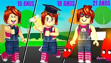 Roblox - VIDA DE ADOLESCENTE ATÉ ADULTO (Growing U