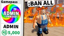 Buying ROBLOX admin... then ruining their game