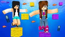 Minecraft - QUEM CHEGA NO FUNDO DO MAR? (Drop Down
