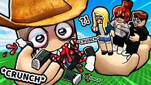 Eating people in Roblox...