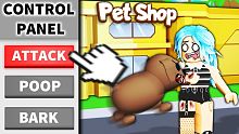 I used Roblox ADMIN to make a PET STORE... and I c