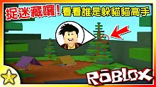 【Roblox 競技遊戲】我是一棵樹！你看不到我！ Blox捉迷藏(BloxHunt) ｜全字幕【至