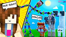 MINECRAFT COM MOBS MALUCOS!
