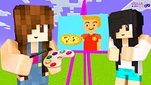 Minecraft Pixel Painters - TROVÃO e PIZZA