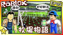全字幕｜雇用了最棒的農夫！全自動灑水農場！牧場物語EP05 ！Roblox【至尊星】
