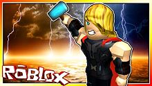 至尊星成了拿不動鎚子的索爾！超級英雄大亨！機器磚塊 Roblox【至尊星】