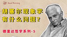 西方哲学超强逻辑对抗，德里达对胡塞尔的批判，为何从符号入手？
