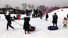 北京滑雪场滑雪视频