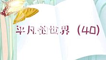 【有声书】平凡的世界（40）
