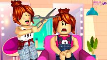 Roblox - VIRAMOS CABELEIREIRA POR UM DIA (My Salon
