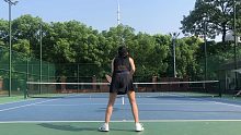 网球练习vlog20210625|晨练|腰疼的另一天
