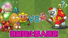 植物大战僵尸：谁能阻止雪人僵尸逃跑？戴夫：只有一个能留住他！