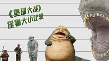 《星球大战系列》怪物体型比较