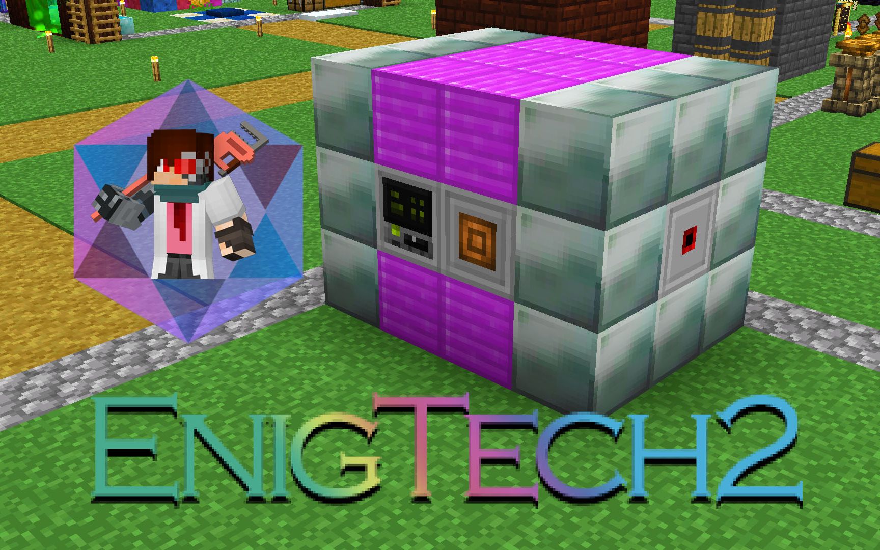 《白富美魔能磁化机》我的世界玄理2多模组生存实况视频 安逸菌解说