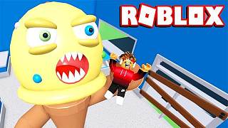 Roblox逃出冰激凌店 冰激凌店里面，竟然出现了冰激凌怪兽！
