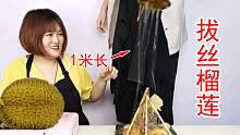 拔丝榴莲！竟然能拉出一米长的丝！