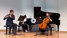汉诺威音乐学院2021夏季期末室内乐-韦伯g小调三重奏op.63长笛、钢琴和大提琴