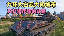 坦克世界：大白云抛弃以往的黑枪，城市突破打的敌方哇哇大叫~