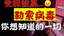党妹被黑？勒索病毒，你想知道的一切【科普】6个技术问题，1次讲清楚！