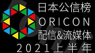 日本公信榜Oricon配信&流媒体2021年上半年榜