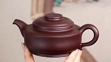 紫砂壶圆轮壶，壶身丰盈，层层递进！#紫砂壶 #喝茶 #茶生活