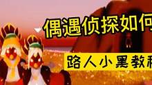玩游戏偶遇侦探如何加好友？来看小黑教科书式方法！ #光遇 