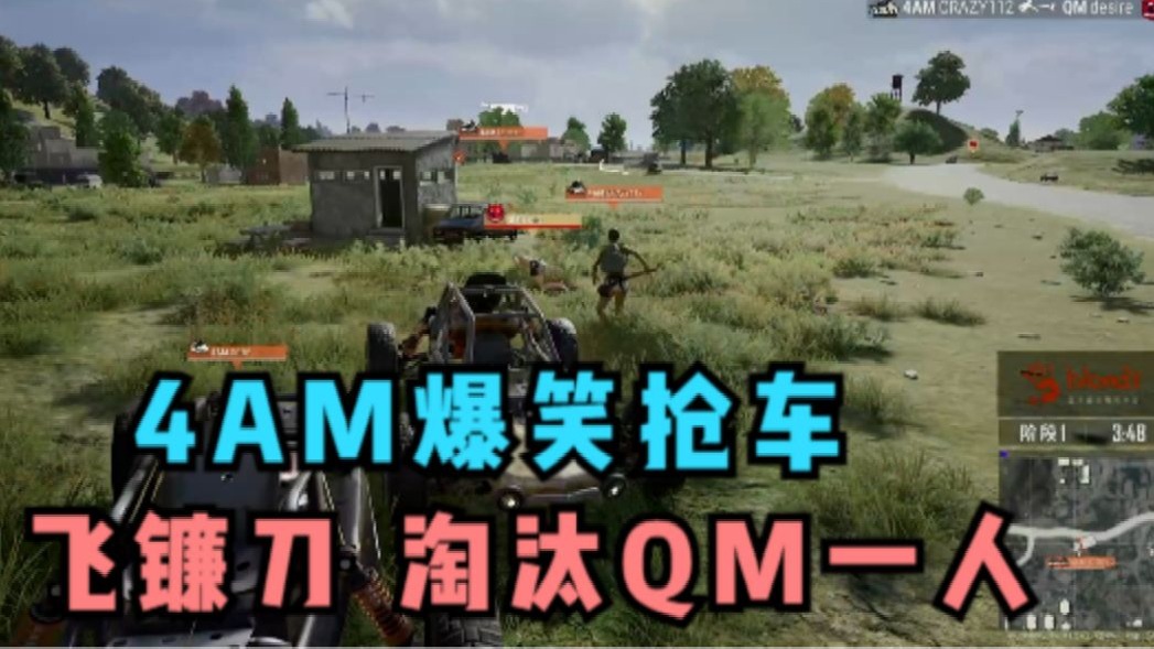 天命杯：4AM爆笑抢车，112飞镰刀，淘汰QM一人