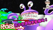 Roblox逃离太空怪物：在太空旅游时碰到了太空怪物！嘴巴也太大了