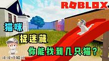 Roblox猫咪捉迷藏：猫咪藏在了极其隐蔽的位置！你能发现几只猫？