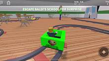  roblox“逃脱巴尔迪”波波仔解说：这么坐过山车巴尔迪会看到吗
