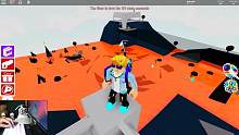 roblox“熔岩灾害模拟器”波波仔解说：周围都被岩浆烧成焦炭！