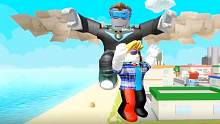 波波仔解说 roblox 虚拟世界“吃模拟器”：救命啊！被巨人追着跑