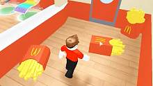 波波仔解说 roblox 逃离麦当劳：这个游戏录着录着我就饿了！