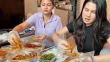 小伙请泰国老婆的闺蜜吃中国菜，结果和预想的一样，吃得太香了！