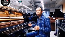 给客户选琴，年份久的雅马哈u3反而更好