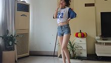 夏日少女居家跳舞☀️
