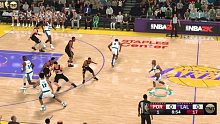 NBA2K21&01洛杉矶湖人队VS00波特兰开拓者队OK组合VS皮蓬萨博尼斯