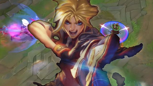 【lol手游】战斗学院 伊泽瑞尔 赛亚人形态 还是比较精彩