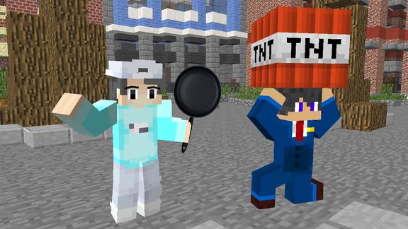 牧牧解说《我的世界》丟锅大战：这么刺激的丟屎盆子你见过吗？