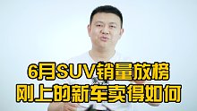 6月SUV销量放榜，刚上的新车卖得如何？
