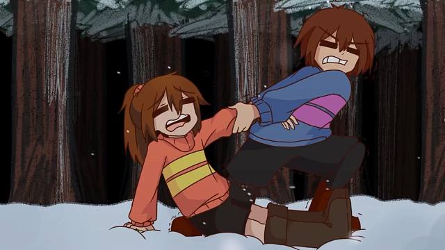 【undertale 同人动画】cola song meme(作者:ichika)