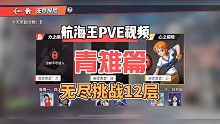 航海王热血航线无尽冒险12层青雉篇